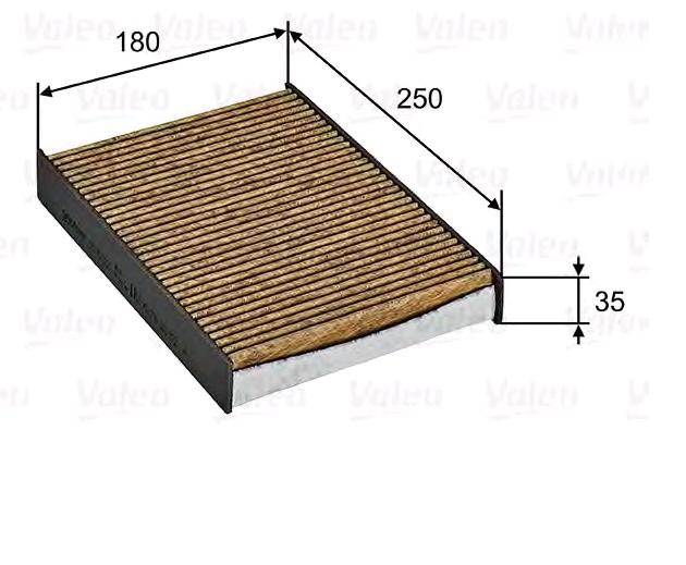 VALEO Innenraumfilter RENAULT,NISSAN 701032 272774812R,272775114R,272774BA0A 272774BU0A von VALEO