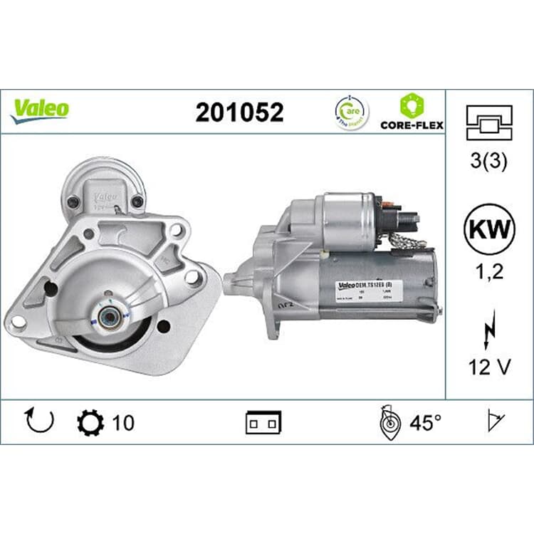 Valeo Starter Dacia Renault von VALEO