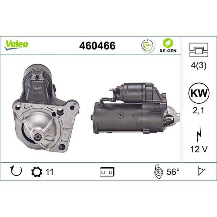 Valeo Starter Nissan Opel Renault Volvo von VALEO