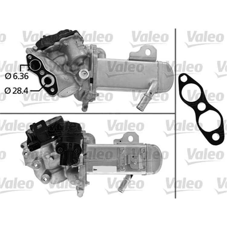 Valeo AGR-Modul Citroen Fiat Peugeot von VALEO