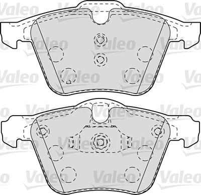 Valeo Bremsbeläge vorne (Satz) [Hersteller-Nr. 601007] für Ford, Volvo von VALEO