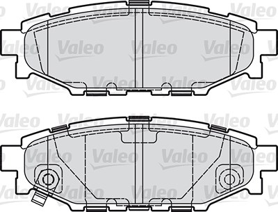 Valeo Bremsbelagsatz, Scheibenbremse [Hersteller-Nr. 598929] für Subaru von VALEO