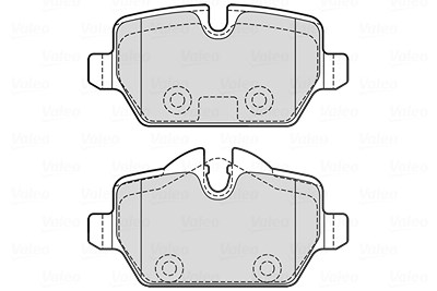 Valeo Bremsbelagsatz, Scheibenbremse [Hersteller-Nr. 601731] für Mini von VALEO