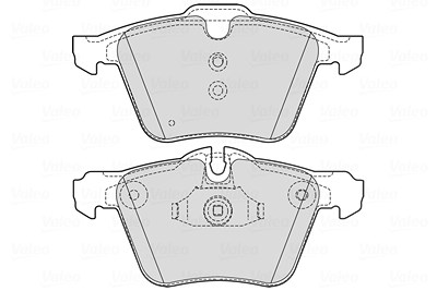 Valeo Bremsbelagsatz, Scheibenbremse [Hersteller-Nr. 601752] für Jaguar von VALEO