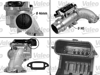 Valeo Drosselklappenstutzen [Hersteller-Nr. 700429] für Renault von VALEO