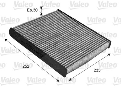 Valeo Filter, Innenraumluft [Hersteller-Nr. 715720] für Audi, Seat, Skoda, VW von VALEO