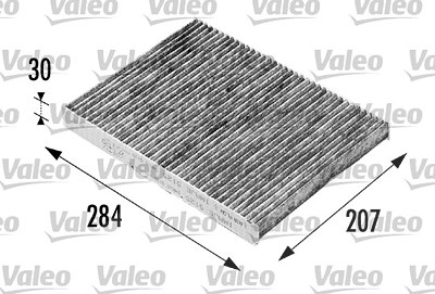 Valeo Filter, Innenraumluft [Hersteller-Nr. 698716] für Peugeot, Skoda, Subaru, VW von VALEO