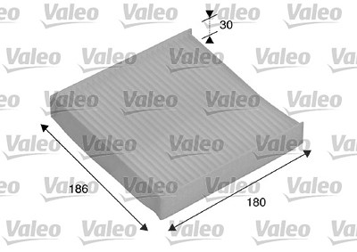 Valeo Filter, Innenraumluft [Hersteller-Nr. 698886] für Daihatsu, Fiat, Honda, Suzuki, Toyota von VALEO