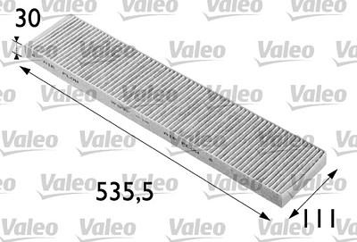 Valeo Filter, Innenraumluft [Hersteller-Nr. 698696] für Seat, Ford, VW von VALEO