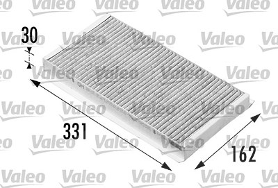 Valeo Filter, Innenraumluft [Hersteller-Nr. 698710] für Cadillac, Fiat, Opel, Saab von VALEO