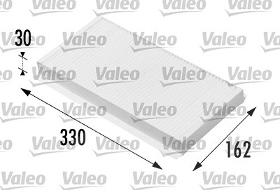 Valeo Filter, Innenraumluft [Hersteller-Nr. 698711] für Opel, Hyundai, Saab, Fiat, Cadillac von VALEO