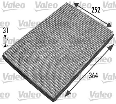 Valeo Filter, Innenraumluft [Hersteller-Nr. 698744] für Mercedes-Benz von VALEO