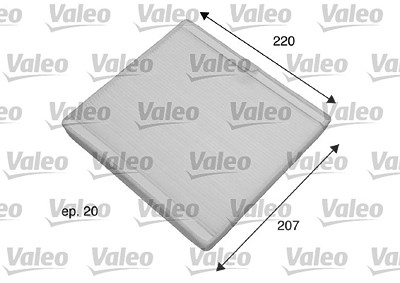 Valeo Filter, Innenraumluft [Hersteller-Nr. 698769] für Volvo von VALEO