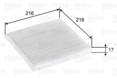 Valeo Filter, Innenraumluft [Hersteller-Nr. 698796] für Subaru, Toyota von VALEO