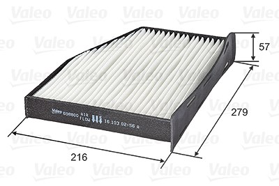 Valeo Filter, Innenraumluft [Hersteller-Nr. 698800] für Audi, Opel, Seat, Skoda, VW von VALEO