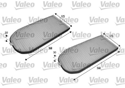 Valeo Filter, Innenraumluft [Hersteller-Nr. 698838] für Alpina, BMW von VALEO