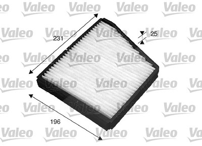 Valeo Filter, Innenraumluft [Hersteller-Nr. 698860] für Gm Korea von VALEO