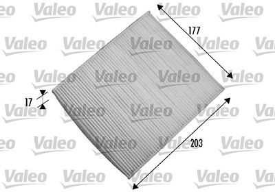 Valeo Filter, Innenraumluft [Hersteller-Nr. 698866] für Abarth, Fiat, Ford von VALEO