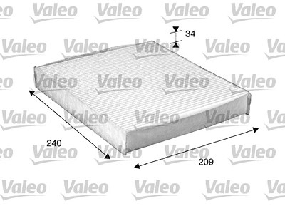 Valeo Filter, Innenraumluft [Hersteller-Nr. 698882] für Ford von VALEO