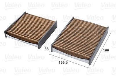 Valeo Filter, Innenraumluft [Hersteller-Nr. 701007] für Citroën, Ds, Peugeot von VALEO