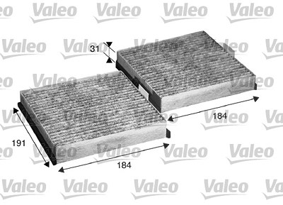 Valeo Filter, Innenraumluft [Hersteller-Nr. 715568] für Renault von VALEO