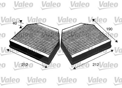 Valeo Filter, Innenraumluft [Hersteller-Nr. 715621] für Mercedes-Benz von VALEO