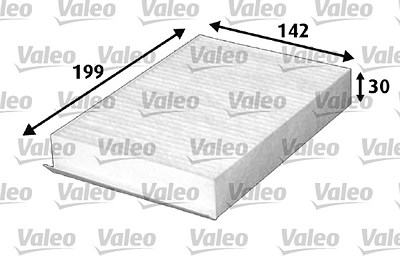 Valeo Filter, Innenraumluft [Hersteller-Nr. 715644] für Opel, Suzuki von VALEO