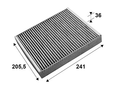 Valeo Filter, Innenraumluft [Hersteller-Nr. 715659] für Chevrolet, Opel, Saab, Vauxhall von VALEO