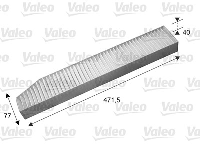 Valeo Filter, Innenraumluft [Hersteller-Nr. 715670] für Jeep von VALEO