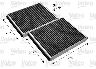 Valeo Filter, Innenraumluft [Hersteller-Nr. 715690] für BMW von VALEO