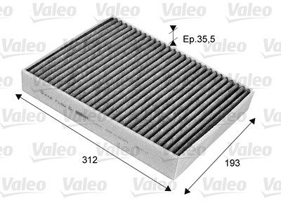 Valeo Filter, Innenraumluft [Hersteller-Nr. 715704] für Porsche, VW von VALEO