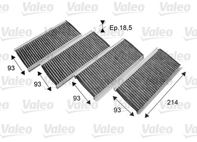 Valeo Filter, Innenraumluft [Hersteller-Nr. 715712] für BMW von VALEO