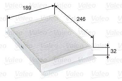 Valeo Filter, Innenraumluft [Hersteller-Nr. 715751] für Mercedes-Benz von VALEO