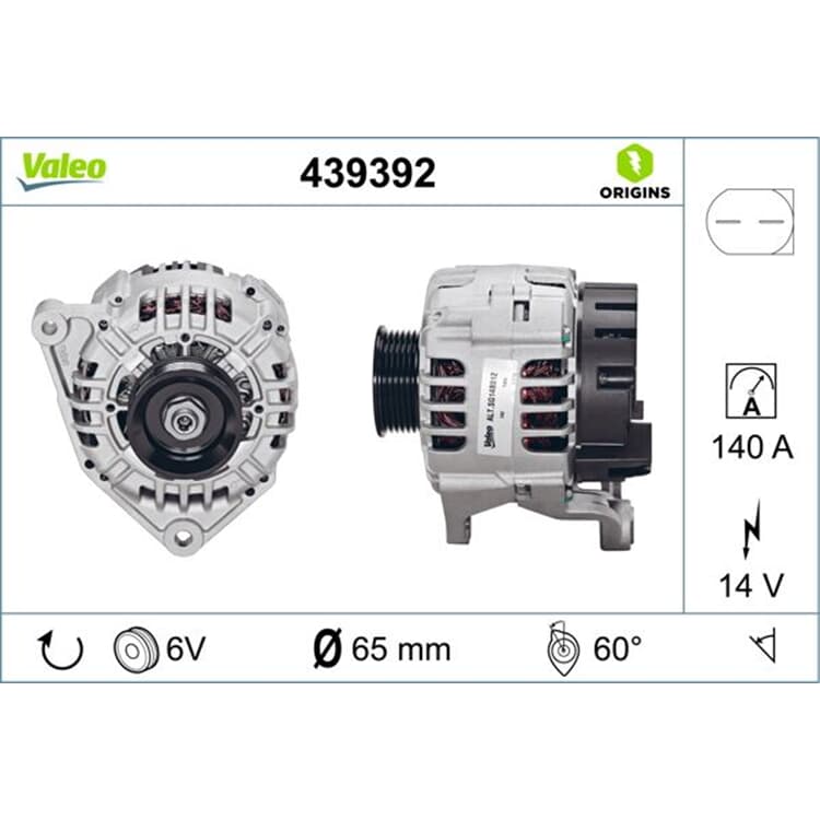 Valeo Generator Audi A4 A6 Allroad Skoda Superb von VALEO