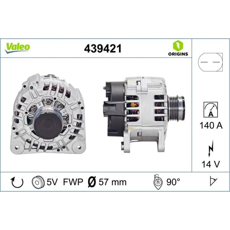 Valeo Generator Audi A4 A6 Skoda Superb VW Passat von VALEO