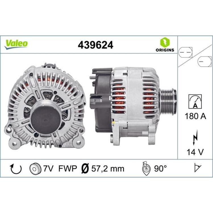 Valeo Generator Audi Q7 Porsche Cayenne VW Touareg von VALEO