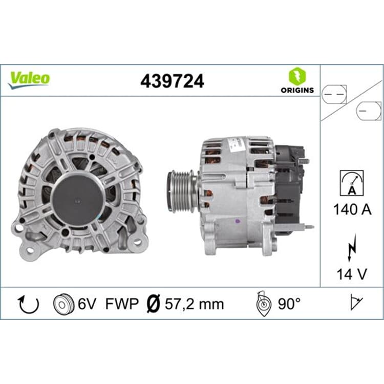 Valeo Generator Audi Seat Skoda VW von VALEO