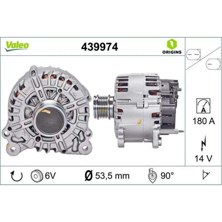 Valeo Generator Audi Seat Skoda VW von VALEO