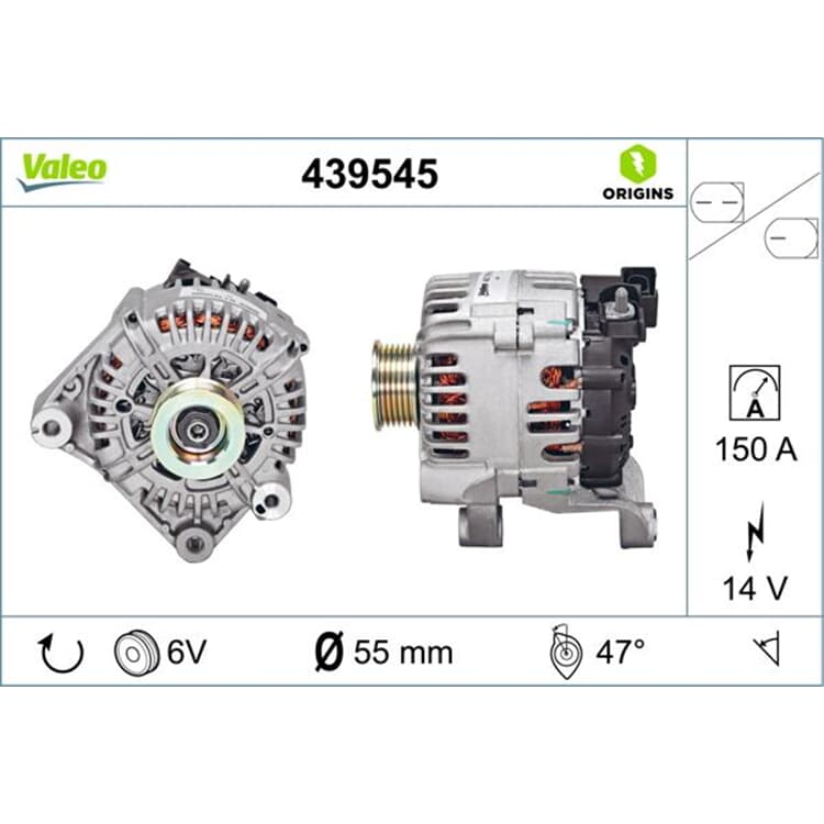 Valeo Generator BMW 1er 3er 5er 7er von VALEO