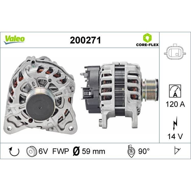 Valeo Generator Dacia Renault von VALEO