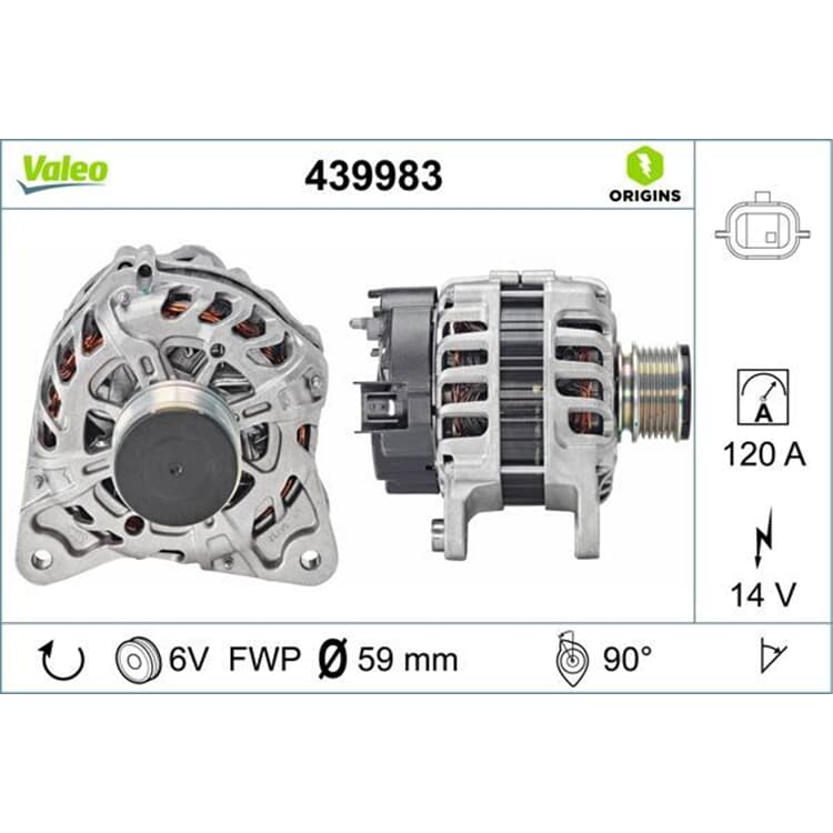 Valeo Generator Dacia Renault von VALEO