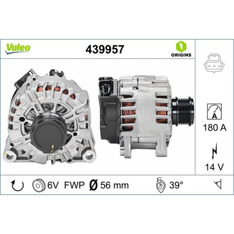 Valeo Generator Ford Galaxy Mondeo S-Max von VALEO