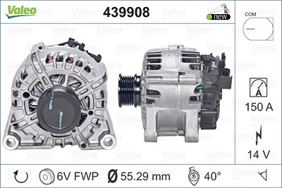 Valeo Generator [Hersteller-Nr. 439908] für Ford von VALEO