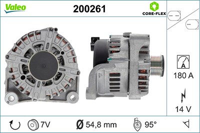 Valeo Generator [Hersteller-Nr. 200261] für BMW von VALEO