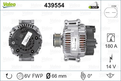 Valeo Generator [Hersteller-Nr. 439554] für Audi von VALEO