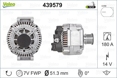 Valeo Generator [Hersteller-Nr. 439579] für Chrysler von VALEO