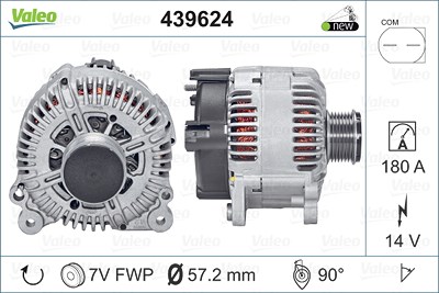 Valeo Generator [Hersteller-Nr. 439624] für Audi, Porsche, VW von VALEO