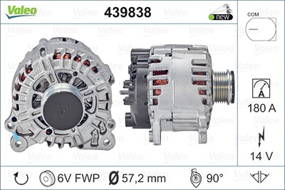 Valeo Generator [Hersteller-Nr. 439838] für VW von VALEO