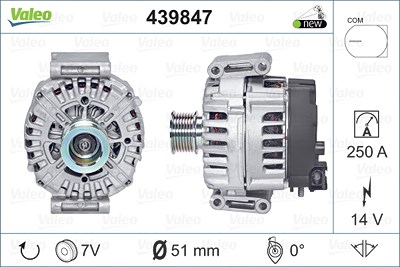 Valeo Generator [Hersteller-Nr. 439847] für Mercedes-Benz von VALEO