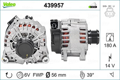 Valeo Generator [Hersteller-Nr. 439957] für Ford von VALEO